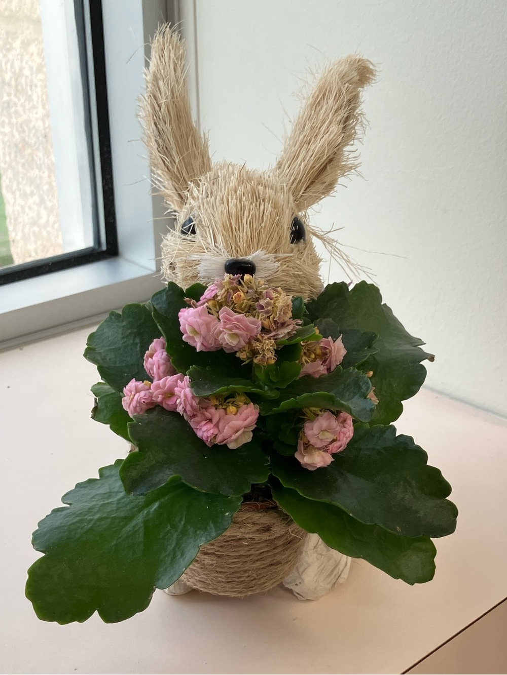 Adorable Handmade Bunny Planter